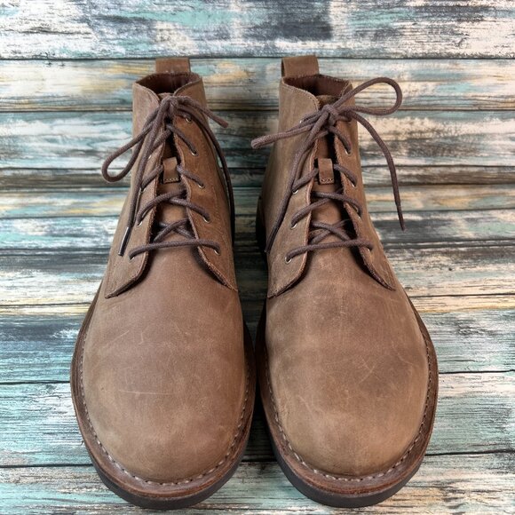 Clarks Boots Mens Size 12M Brown Leather Lace Up Ankle Comfort - Picture 3 of 11